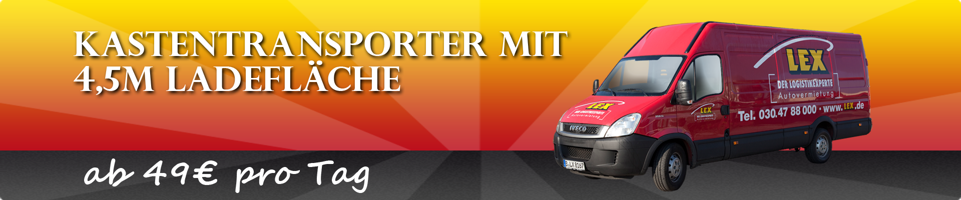 Kastentransporter Angebot