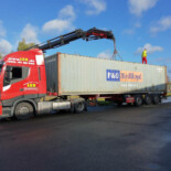 Seecontainer Anlieferung